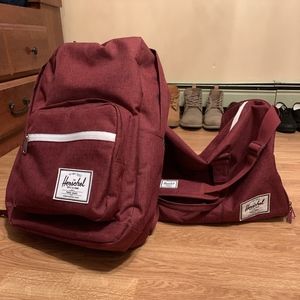 Herschel Supply Backpack and Duffel Bag Set